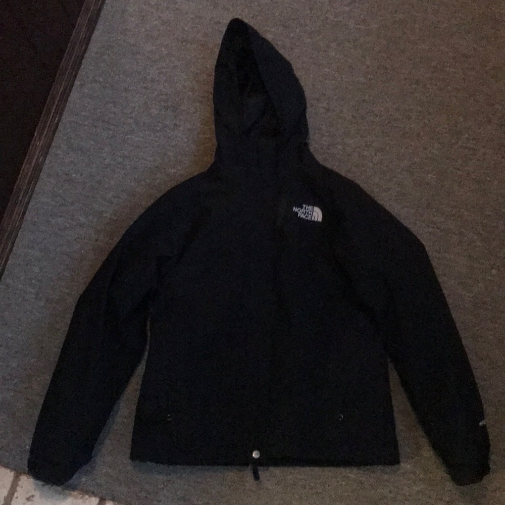BLACK Womens North Face winter jacket